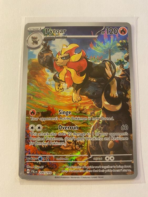 Pokemon Pyroar Paldea Evolved En Kaufen Auf Ricardo