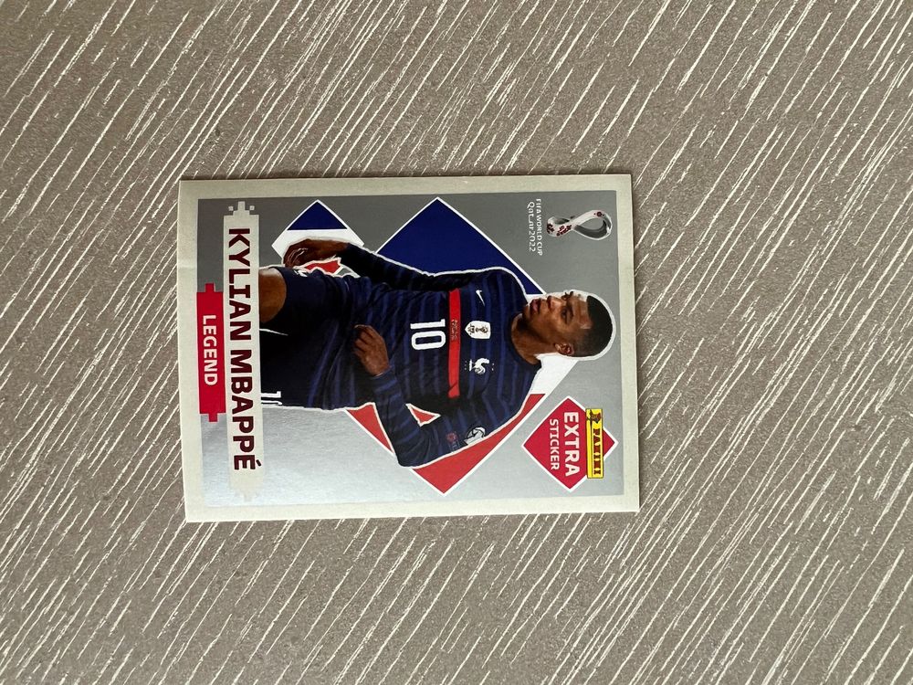 Kylian Mbappé extra Sticker Silber Kaufen auf Ricardo