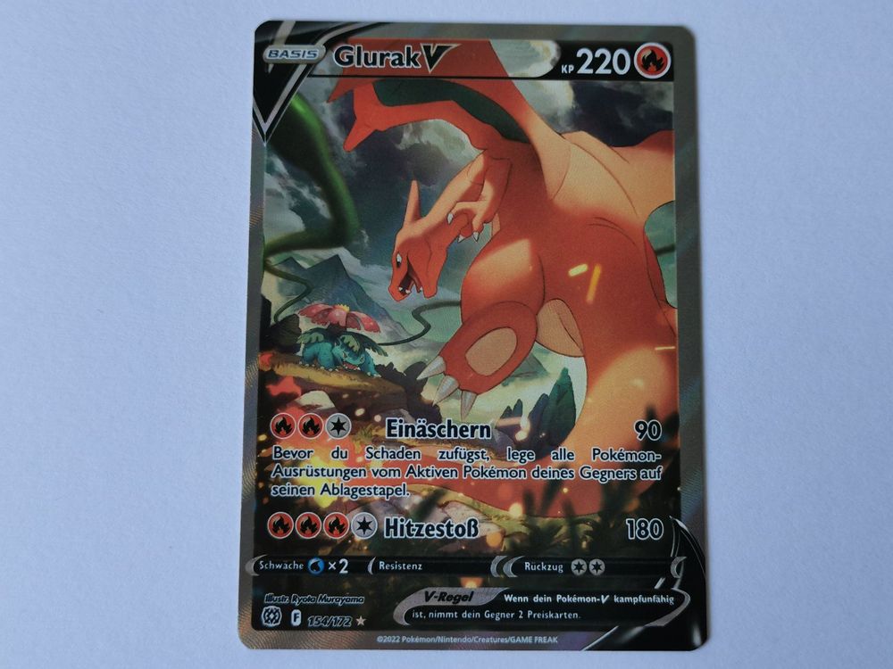 Pokemon Glurak V Full Art Strahlende Sterne Kaufen Auf Ricardo