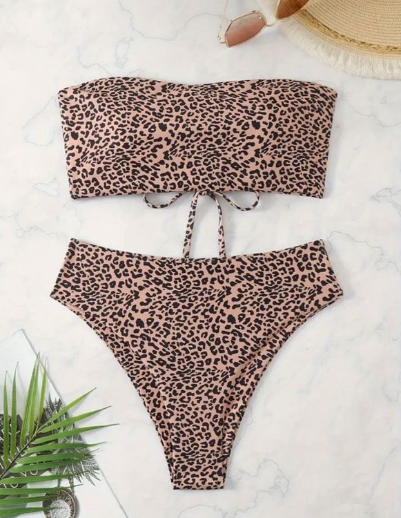 Bikini mit Leo Muster Grösse S Neu gemäss Beschreibung in