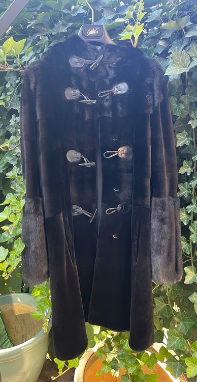 Manteau Duffle Coat En Vison Noir Kaufen Auf Ricardo