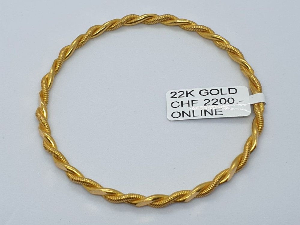 22K Gold Armreifen Kaufen Auf Ricardo