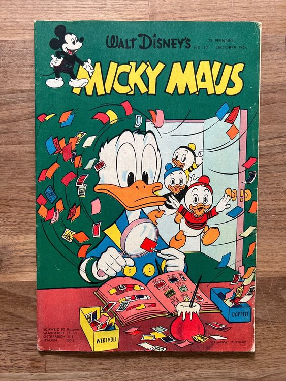 Micky Maus Oktober Nr Original Walt Disney Kult Kaufen Auf