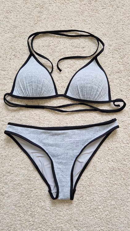 H M Bikini Grau Meliert Kaufen Auf Ricardo