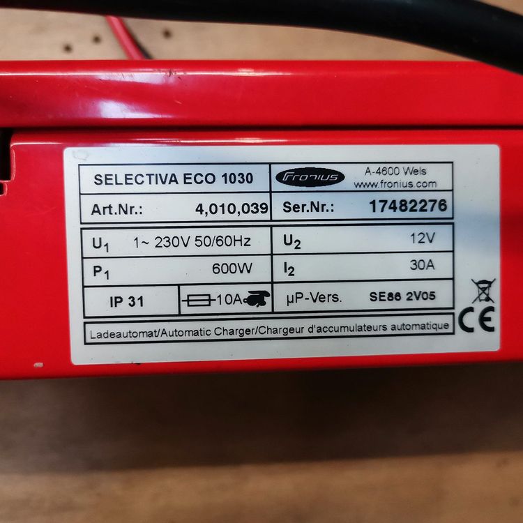 Fronius Selectiva Eco 1030 12V 30A Batterieladegerät Kaufen auf Ricardo