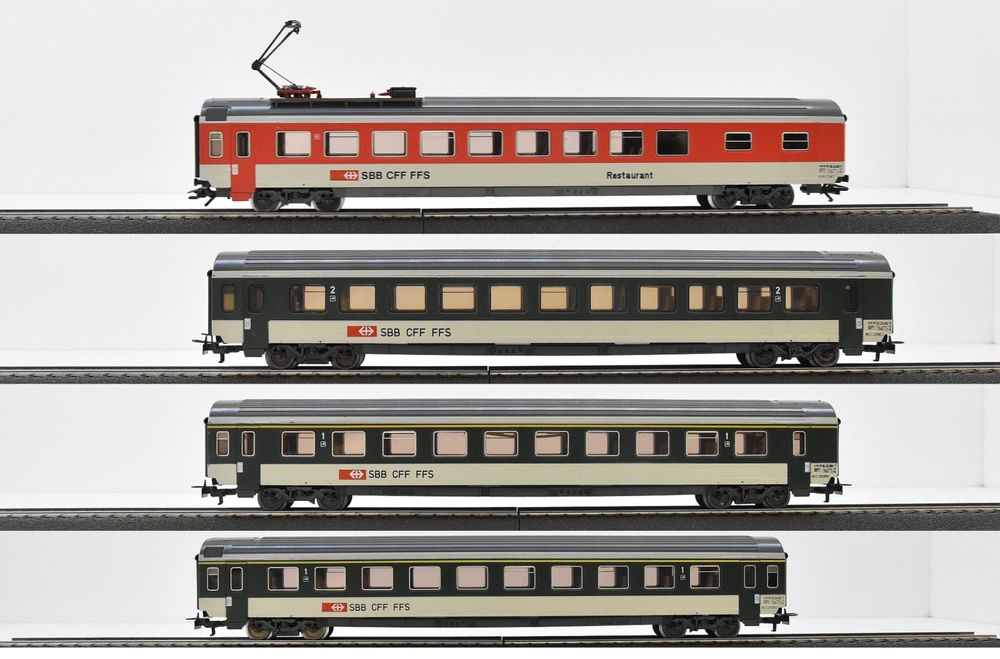 4x Märklin Personenwagen EW IV SBB H0 WS ohne OVP Kaufen auf Ricardo