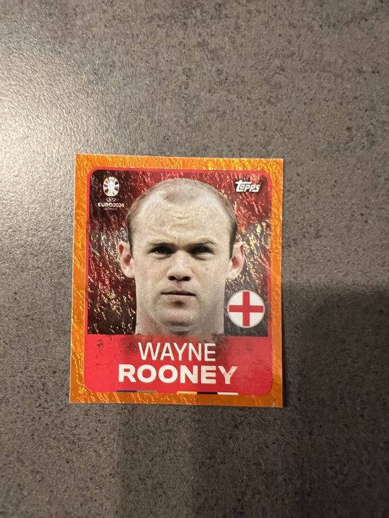 Topps EM2024 LEG 3 Wayne Ronney Orange Kaufen Auf Ricardo