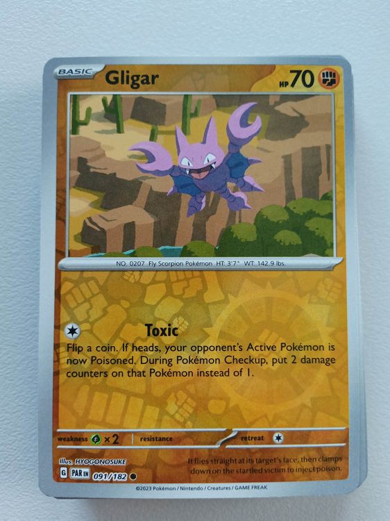 Gligar Reverse Holo Paradox Rift Pokemon Comprare Su Ricardo