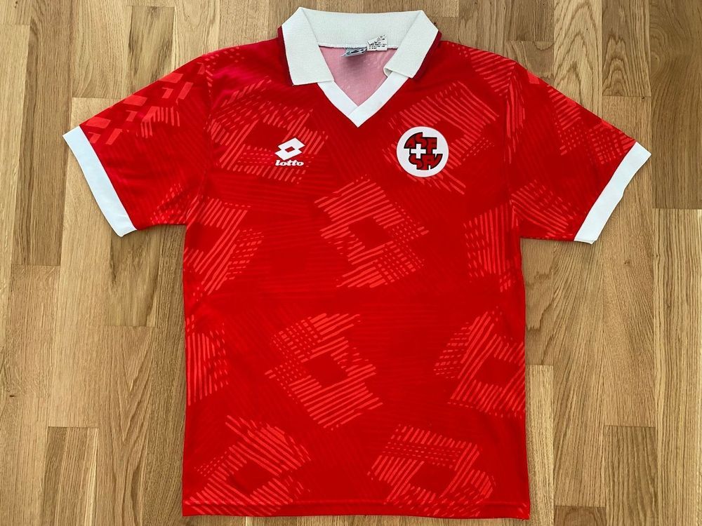 SCHWEIZ NATI 1992 TRIKOT MAILLOT SUISSE LOTTO MEDIUM Kaufen Auf Ricardo