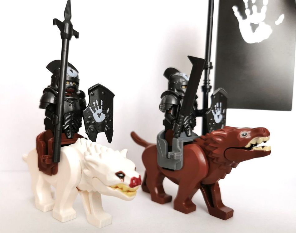 Klemmbausteine Minifigur Herr Der Ringe Ork Wolf Von Saruman Kaufen