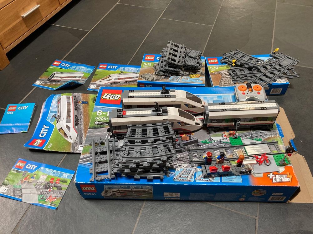 Lego City Eisenbahn 60051 Mit Zusatzschienen Kaufen Auf Ricardo