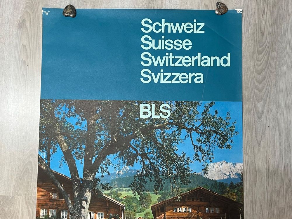 Plakat Simmental Der Bls Bern L Tschberg Simplon Bahn Kaufen Auf Ricardo