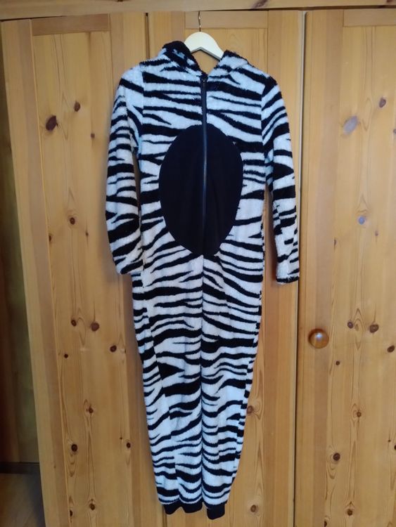 Einteiler Onesie Kostüm weisser Tiger Kaufen auf Ricardo