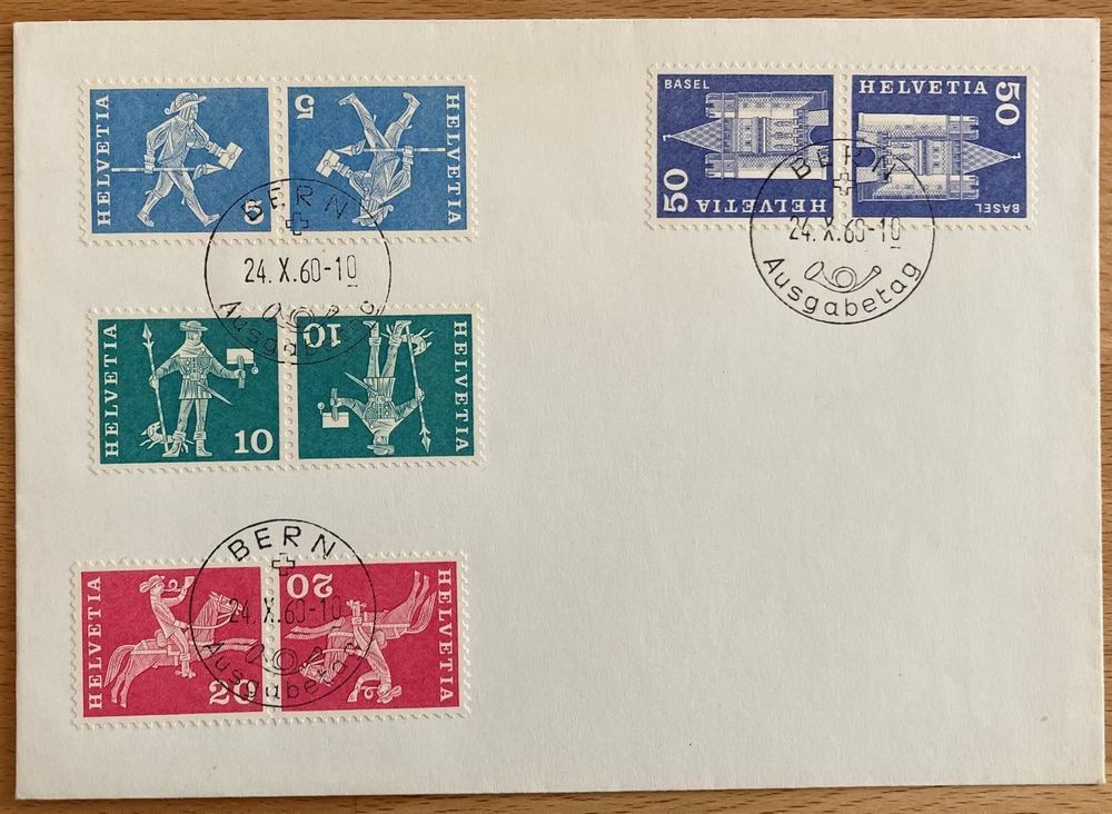 FDC Kehrdrucke 1960 SBK 60 Fr Kaufen Auf Ricardo