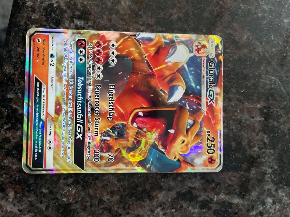 Pokémon Glurak GX Karte Kaufen auf Ricardo