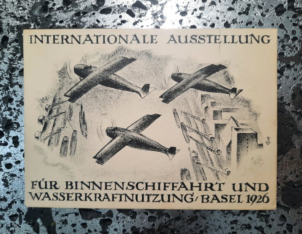 1 Offizielle Flugpost Karte Basel Schaffhausen 1926 Kaufen Auf Ricardo