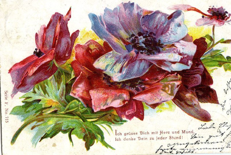 Blumen Litho Kaufen Auf Ricardo