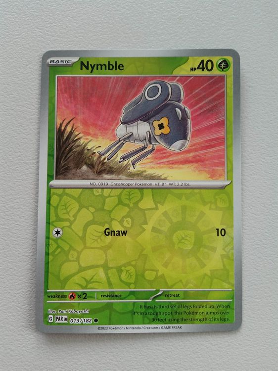 Nymble Reverse Holo Paradox Rift Pokemon Kaufen Auf Ricardo