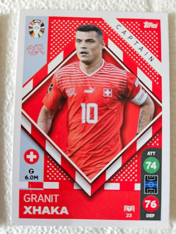 Uefa Euro Sticker Granit Xhaka Kaufen Auf Ricardo