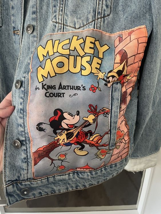 Desigual Jeansjacke Xl Mickey Mouse Sehr Speziell Kaufen Auf