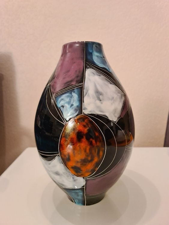 Vintage Vase En C Ramique Kaufen Auf Ricardo