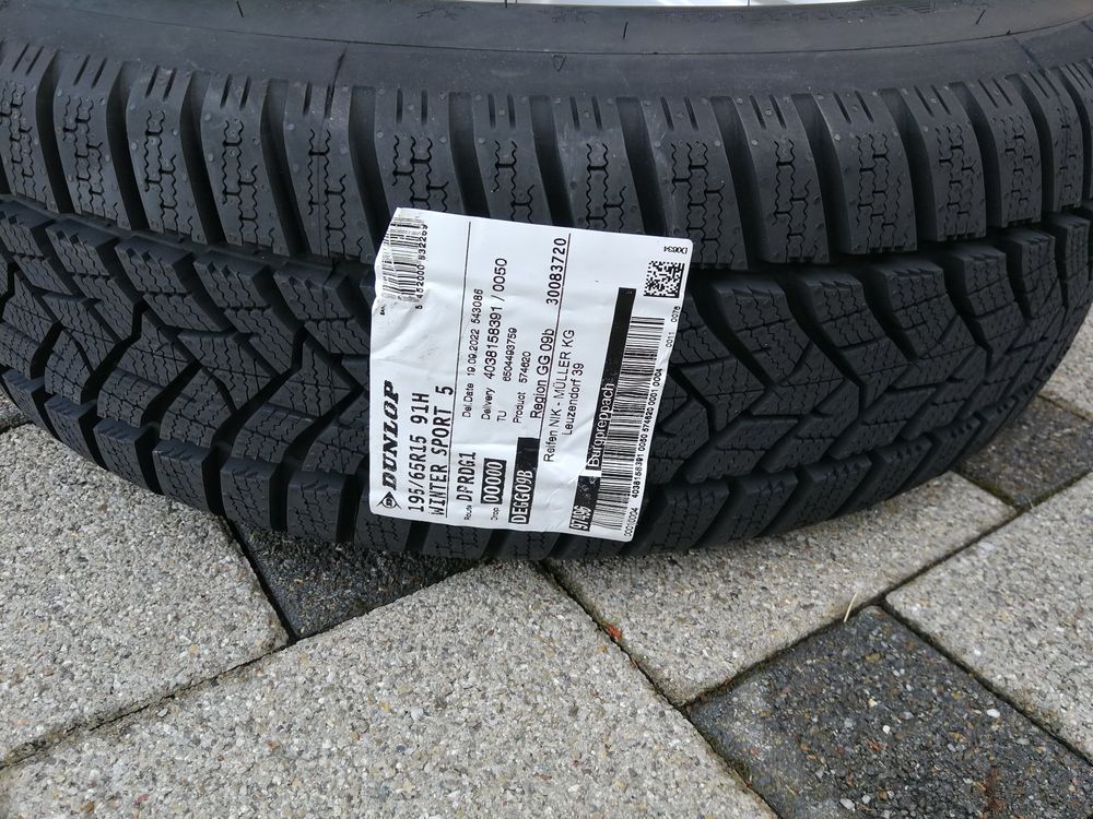 Dunlop Winterreifen Mit Alu Felgen Neu R Kaufen Auf Ricardo