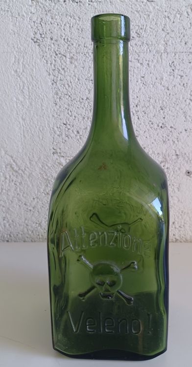 Alte Vorsicht Gift Flasche CH Grünes C37 Kaufen auf Ricardo