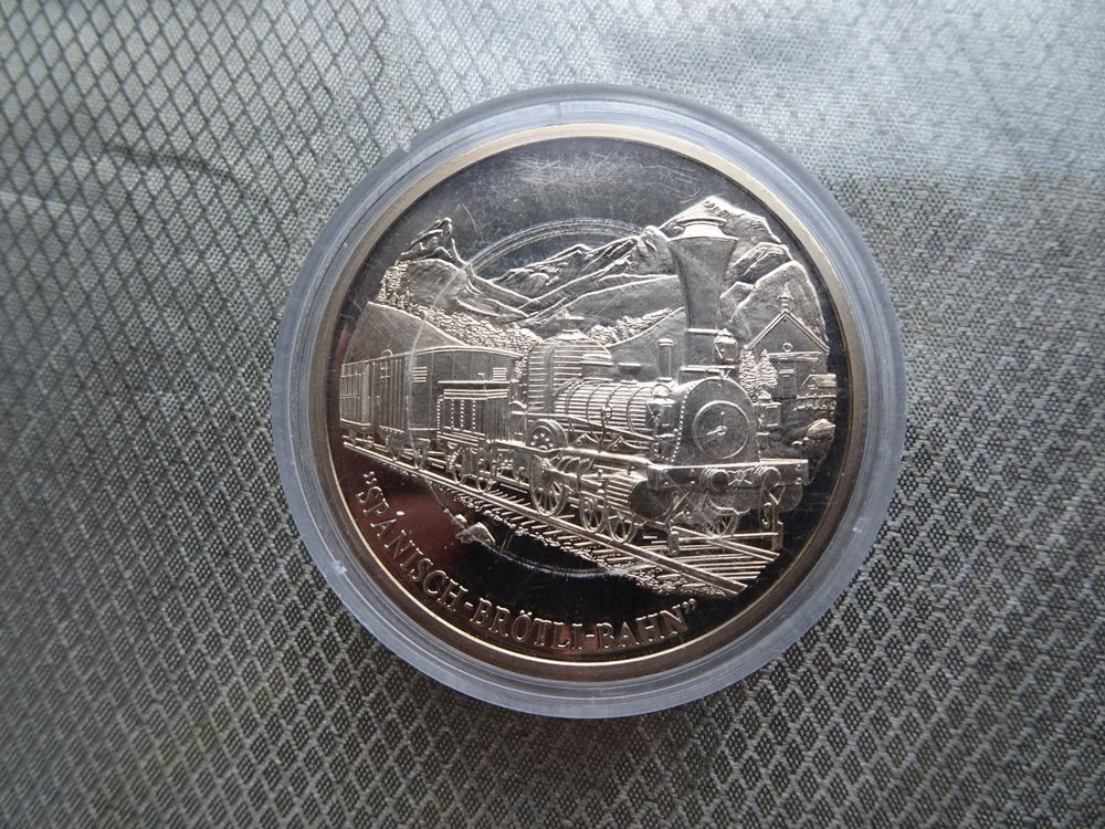 Silber Medaille Eisenbahn Schweiz Kaufen Auf Ricardo