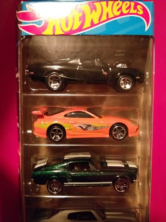 Hot Wheels Fast Furious 5 Pack Dodge Charger Toyota Supra Kaufen