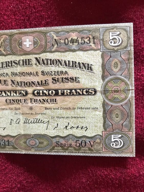 Fr Banknote Februar Kaufen Auf Ricardo