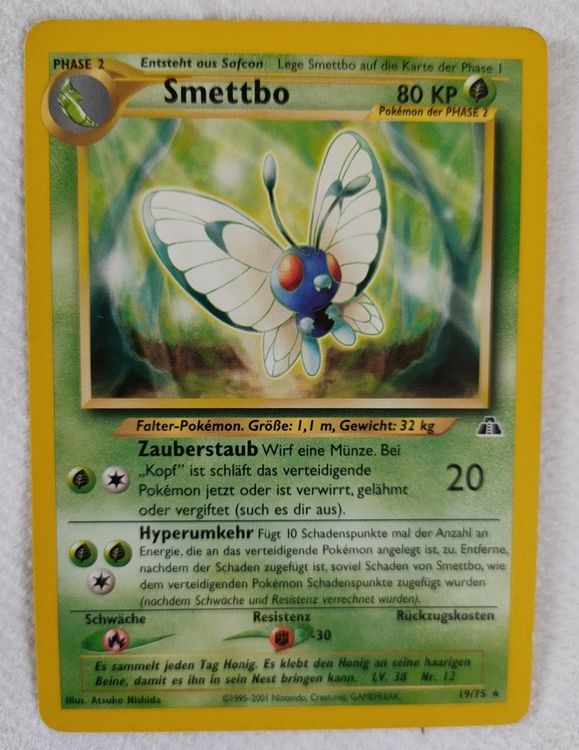 Smettbo Pokemon Card Karten Deutsch German Neo Discovery Kaufen Auf