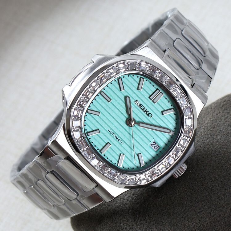 Seiko Nh Nautilus Mod Tiffany Blue Diamond Brandneu Kaufen Auf Ricardo