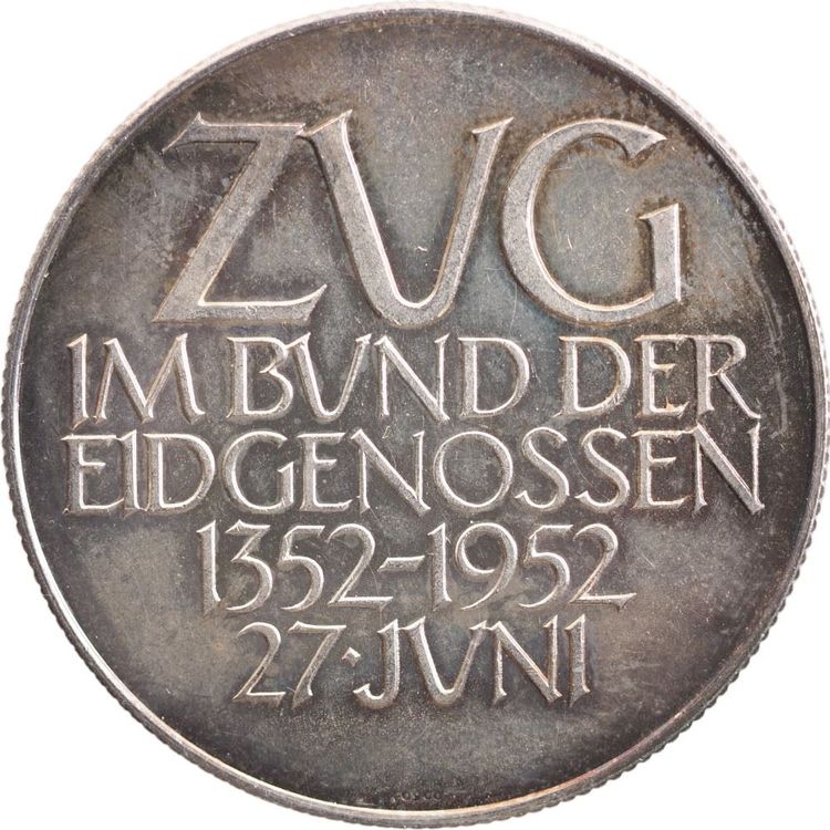 Silbermedaille Zug Im Bund Der Eidgenoss Kaufen Auf Ricardo