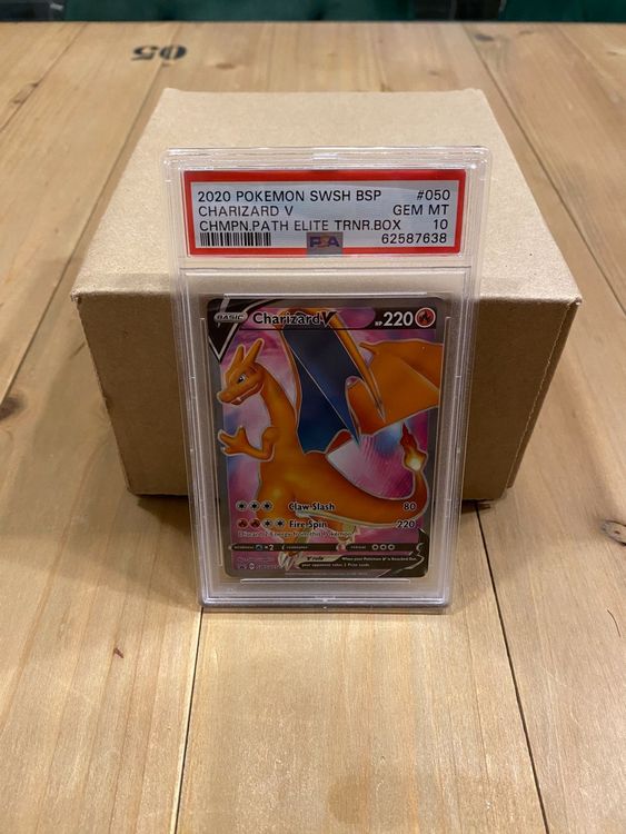 Pokemon Swsh Bsp Charizard V Champions Path Psa Acheter