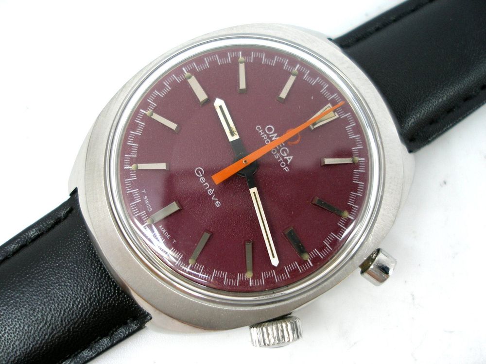 Omega Burgundy Chronostop Kaufen Auf Ricardo