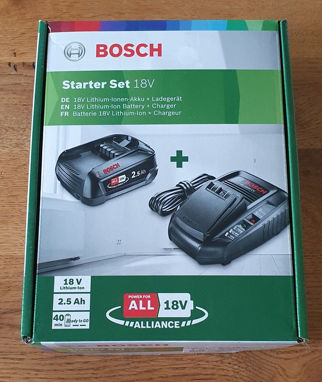 Bosch Power For All Starter Set V Akku Kaufen Auf Ricardo