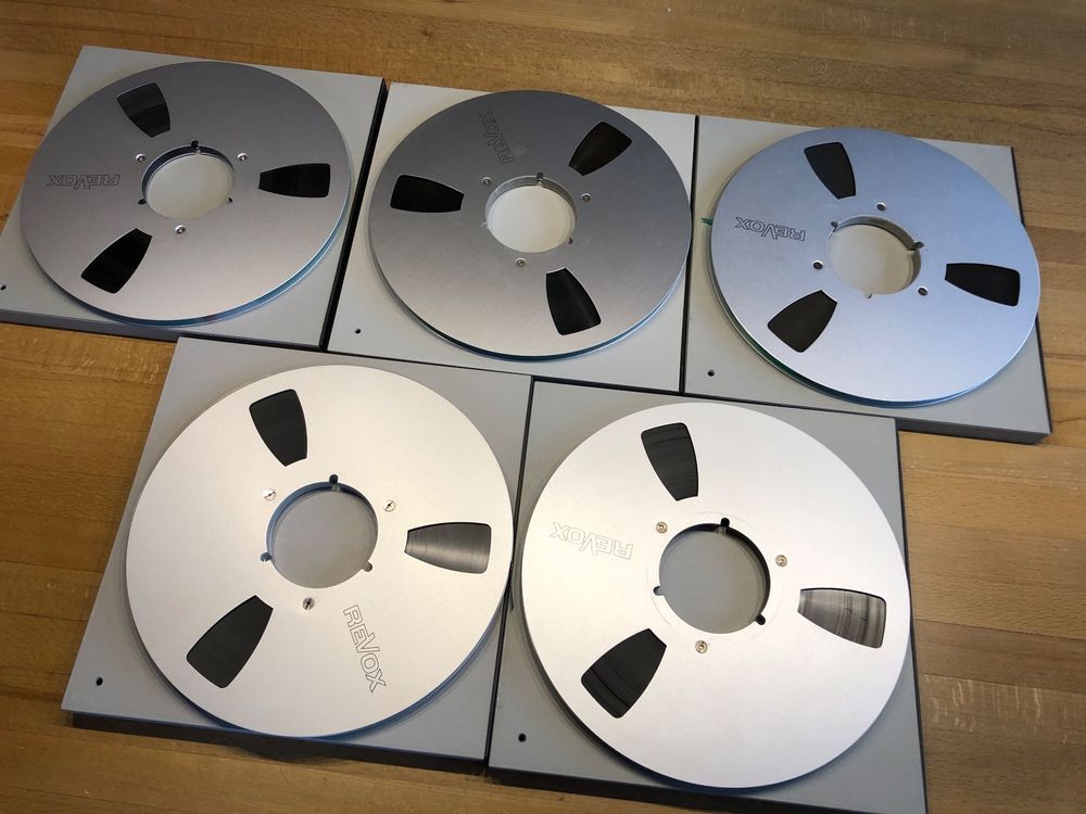 Revox Alu Spulen Mit Band Und Schuber Silber Kaufen Auf Ricardo