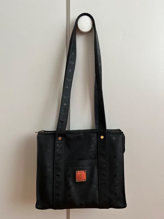 MCM Handtasche Shopper Original Vintage Schwarz Kaufen Auf Ricardo