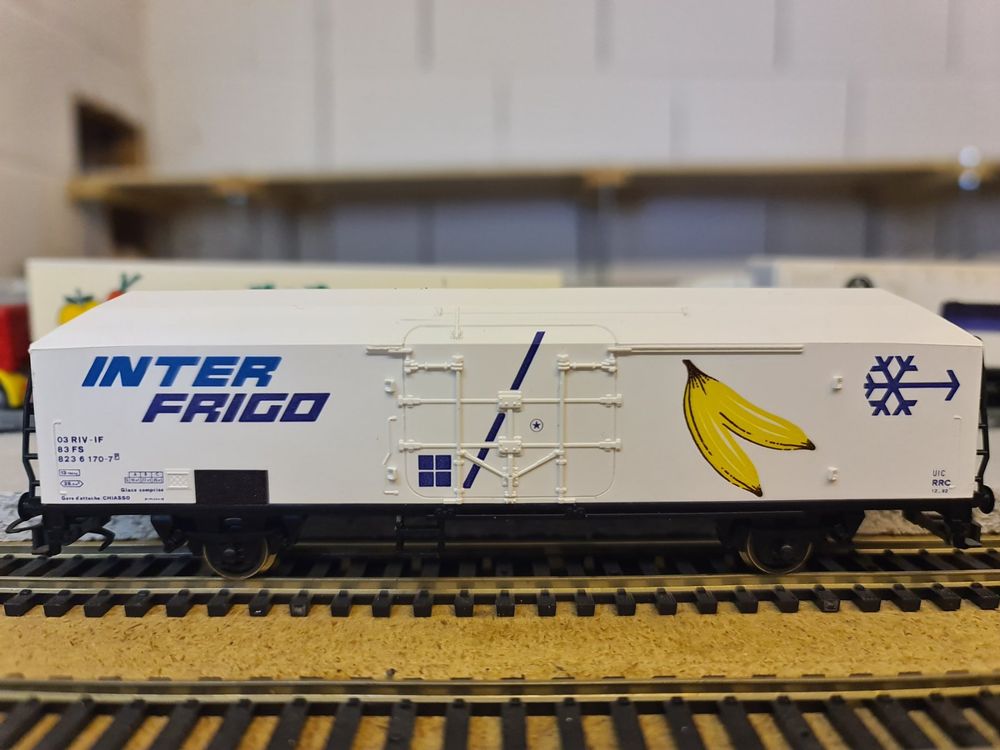 Kühlwagen INTERFRIGO von Rivarossi Banane H0 GS Kaufen auf Ricardo