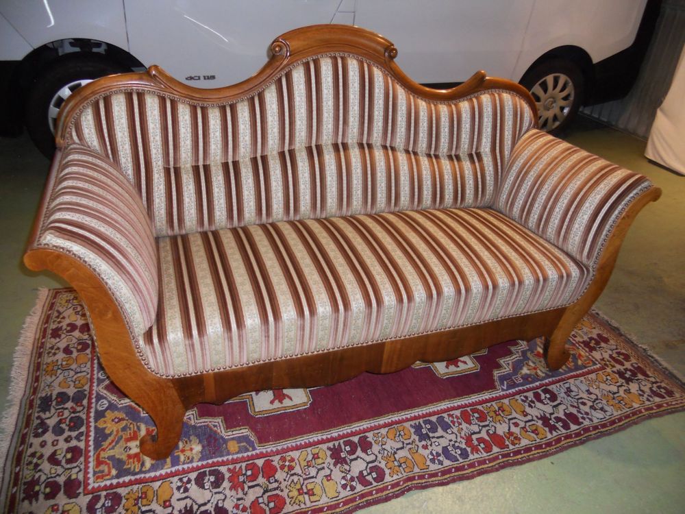 Sch Nes Antikes Biedermeier Sofa Mit R Ckwand Restauriert Kaufen