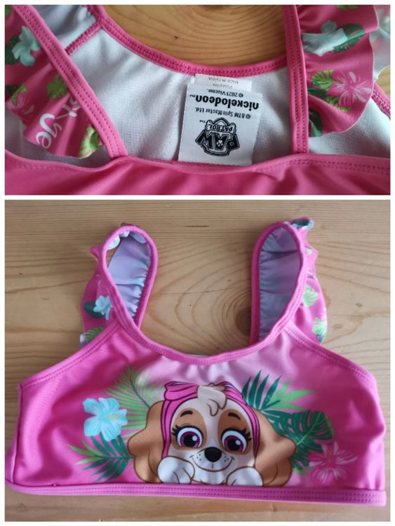 Bikini Oberteil Gr 122 Skye Paw Patrol Wie NEU Im Couvert Kaufen Auf