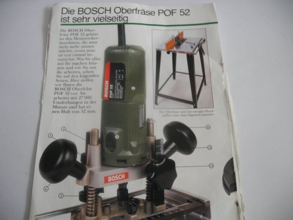 Bosch Oberfr Se Pof Inkl Diverser Zubeh R Kaufen Auf Ricardo