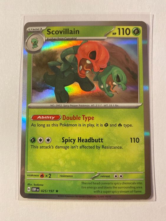 Pokemon Scovillain Holo Obsidian Flames En Kaufen Auf Ricardo