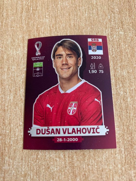 Panini WM 2022 Dusan Vlahovic SRB 20 Kaufen Auf Ricardo