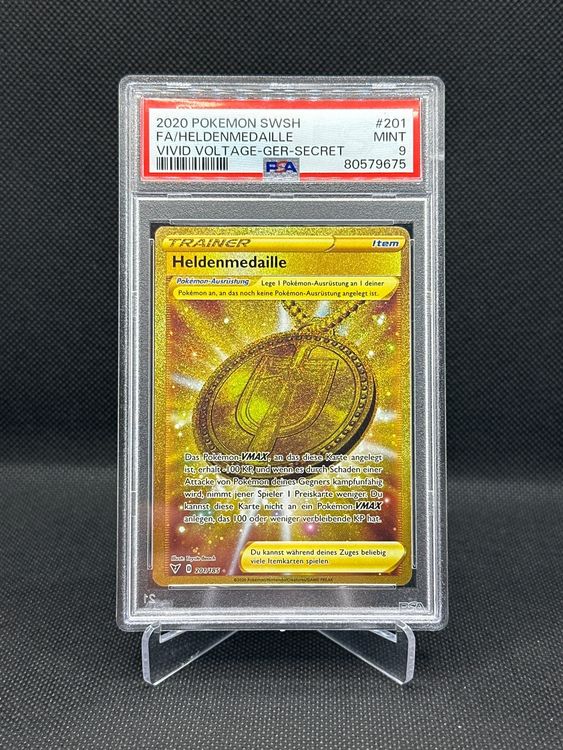 Pokémon Vivid Voltage Heldenmedaille PSA9 Kaufen auf Ricardo