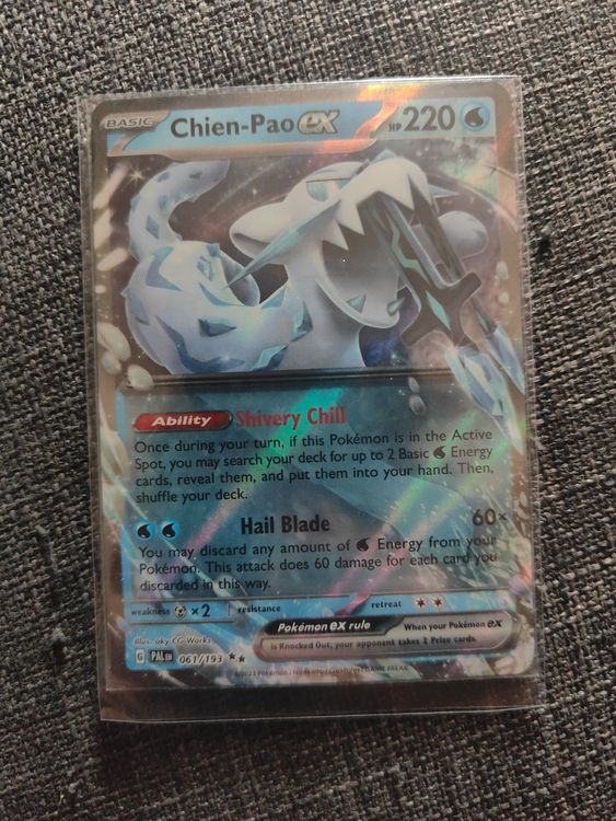 PAL 061 Chien Pao EX EN Paldea Evolved Kaufen Auf Ricardo