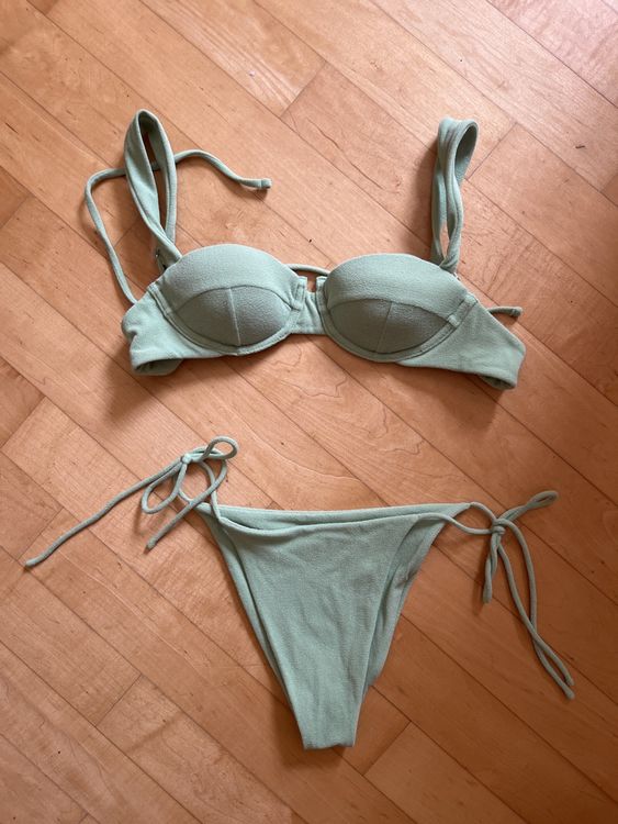 Neuwertiges Bikini von Ayalabel hellgrün Grösse XS S Neu gemäss