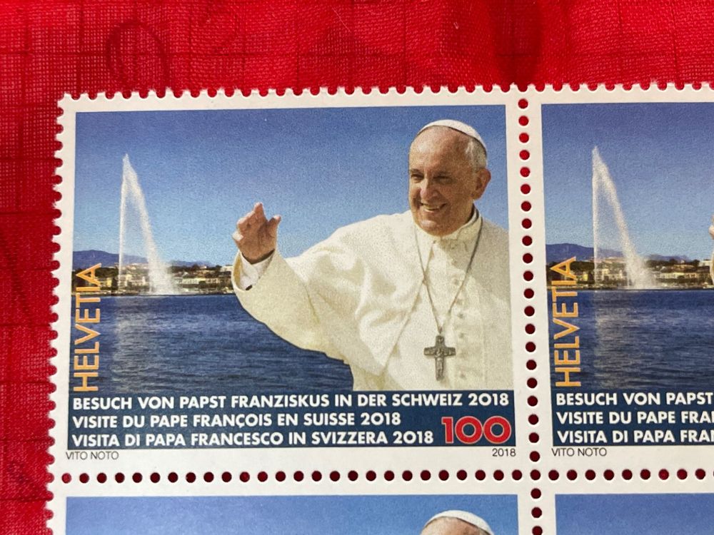 Schweizer Briefmarken Papst Besuch Kaufen Auf Ricardo