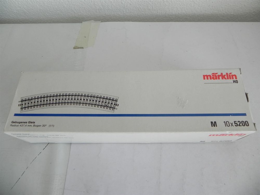 Märklin gebogenes M Gleis 5200 weiss Kaufen auf Ricardo