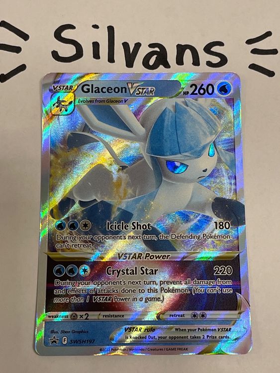 Glaceon Vstar Full Art Black Star Promo Swsh Englisch Kaufen Auf